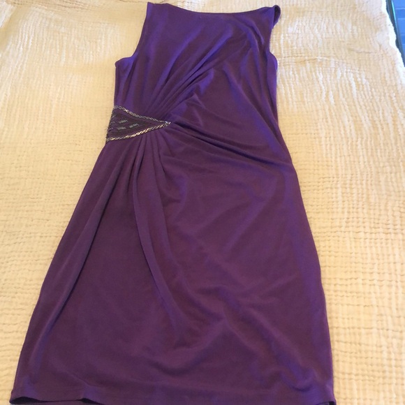 Purple Cocktail Dress - Picture 7 of 8
